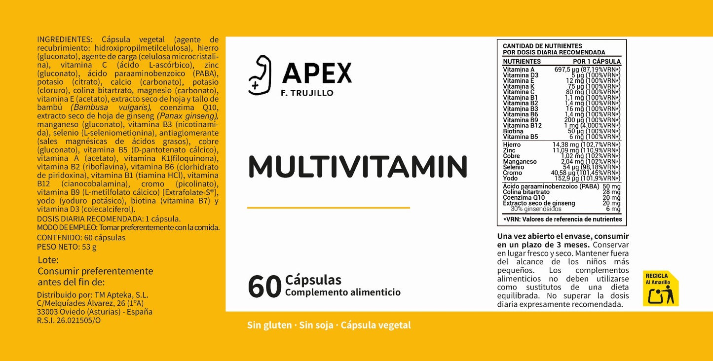 MULTIVITAMIN – 60 cápsulas